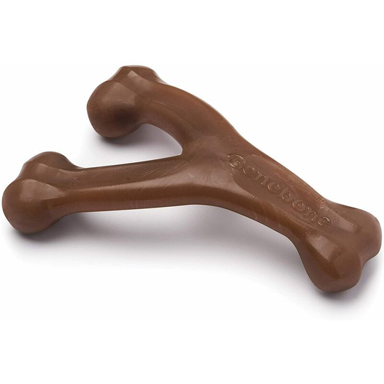 2pc Dog chew toy for powerful chewable tablets, coffee-colored chew toy, medium size, made in the USA-(Coffee color-2pc)