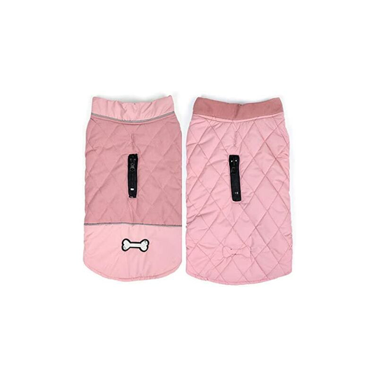 Osqi - Waterproof Dog Coat Winter Warm Jacket Vest,Windproof Snowsuit Dog Clothes Outfit Vest Pets Apparel for Small Medium Large Dogs with Harness