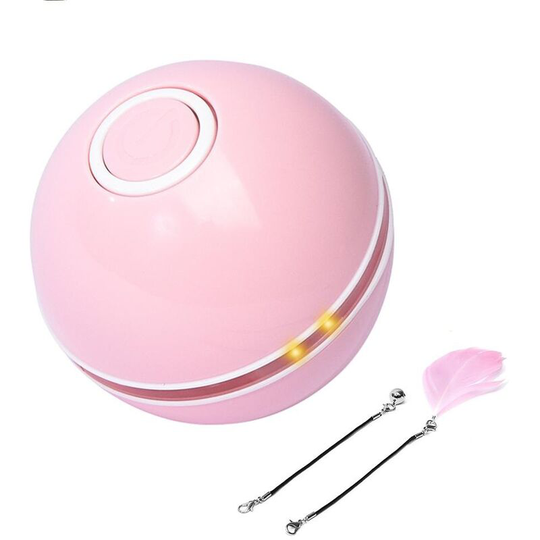 Cat Toy, Interactive Cat Balls with led Lights and Indoor Cat Toys, 360 Degree Automatic Rotation and usb Charging