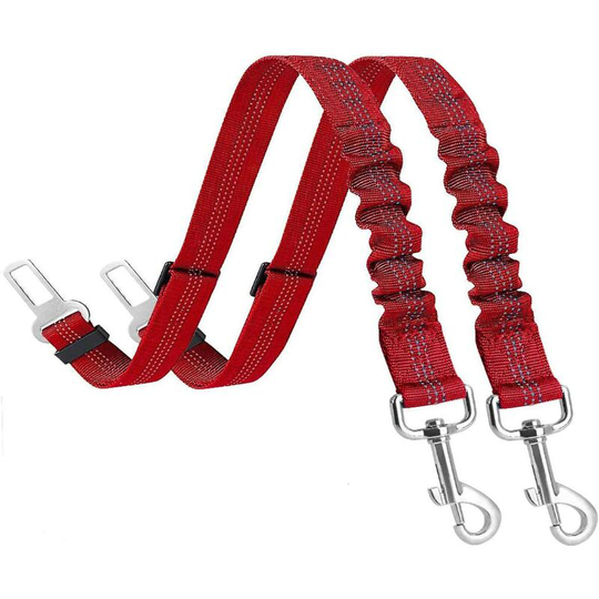 Adjustable Ripstop Dog Seat Belt, 2 Pcs Universal Dog Car Harness