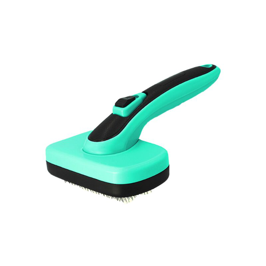 Self-Cleaning Dog Cat Hair Brush, One-Click Hair Removal Brush, Effective Removal of Up to 95% of Dead Hair and Tomentose, for Dog Cat Grooming,