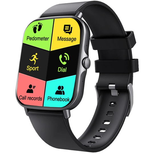Superseller - F15S Smart Bracelet Sports Watch 1.75'' 320*380 Full-touch Screen bt Call Temperature/Sleep/Heart Rate/Blood Pressure Monitor Fitness