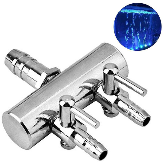 Aquarium Air Control Valve, Fish Tank Air Valve, Metal Stainless Steel