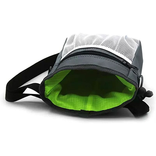Dog Training Treat Bag with Waste Bags and Bowl Dog Training Treat Treat Bag Treat Bag for Dogs Gray