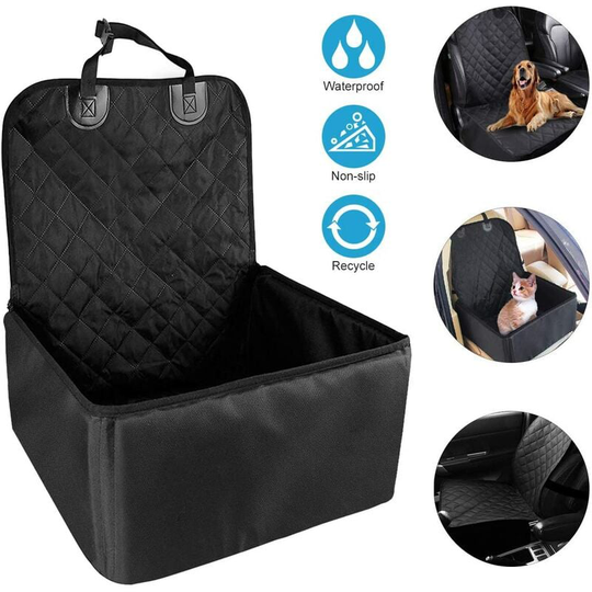 Floxik dog car seat - premium dog car seat cover for every car - dog seat front seat dog waterproof washable tear-resistant