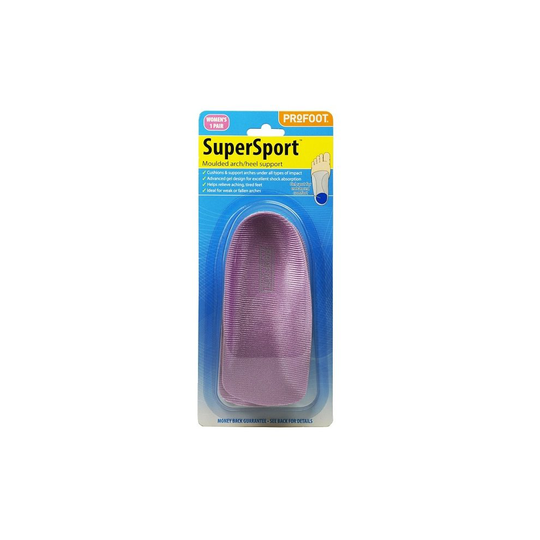 Profoot Super Sport Moulded Arch/Heel Support Womens Heel