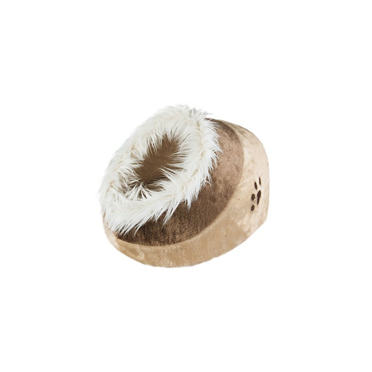 Trixie Pet Products Minou Cuddly Cat Bed - Cave Beige Kitten Warm Igloo 36281 - bed cat cave trixie minou beige cuddly kitten warm igloo 36281 cosy