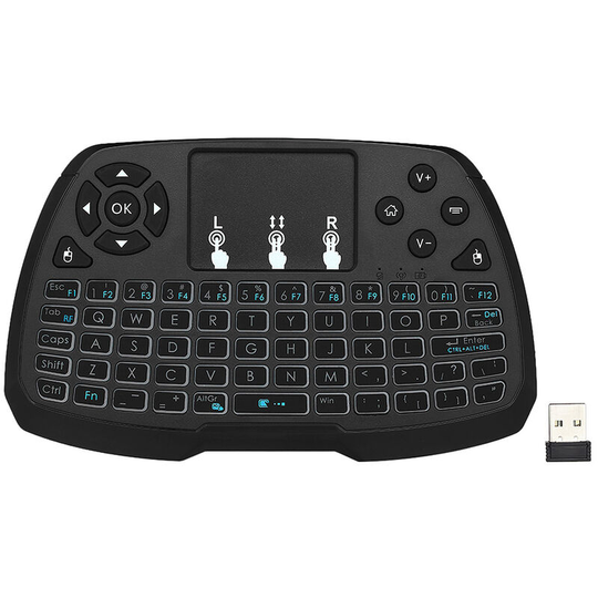 Superseller - 2.4GHz Wireless Keyboard Touchpad Mouse Handheld Remote Control for Android tv box Smart tv pc Notebook