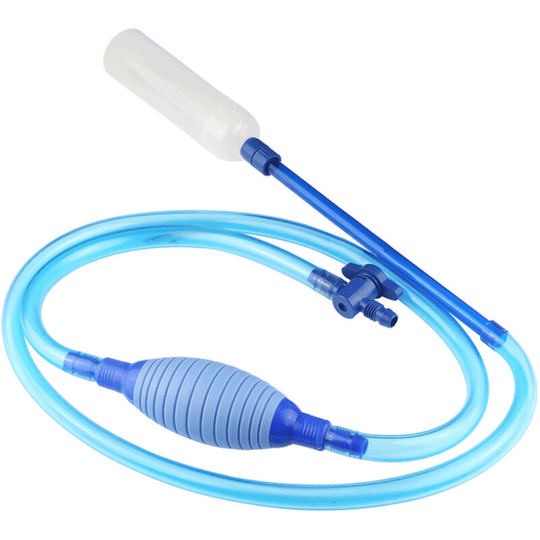 Betterlifegb - BR-Vie Aquarium Vacuum Pump, Aquarium Pump, Aquarium Air Pump, 2.5M with Flow Control Valve, Gravel Water Filter Siphon Hose, Ideal