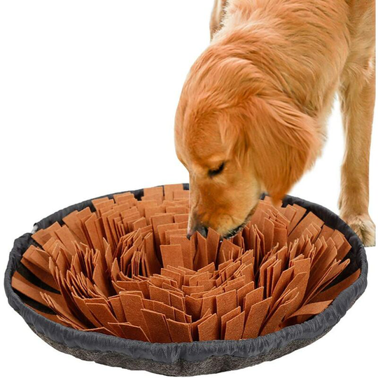 Dog Snuffle Mat Can Relieve Stress for Dogs Animals IE112 (Brown)