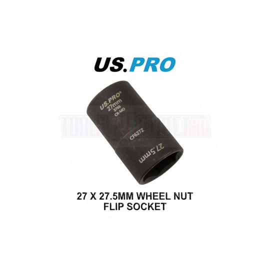 Tools 27 x 27.5mm Wheel Nut Flip Socket 3766 - Us Pro