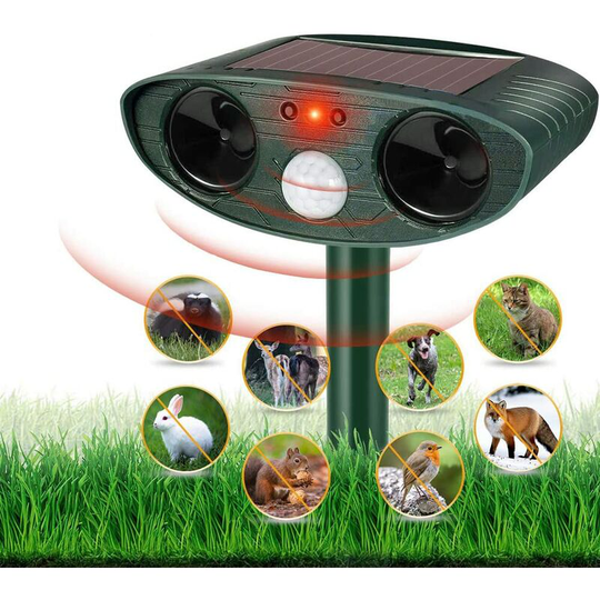 Cat Scarer Cat Repellent Ultrasonic Solar Powerproof Animal Deterrents for Gardens Motion