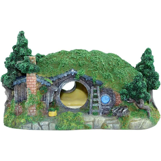 Joorrt - Aquarium Ornaments-1pc Simulation Hobbit House Creative Fish Tank Ornament Aquarium Mini Resin Decoration for Home Store Shop