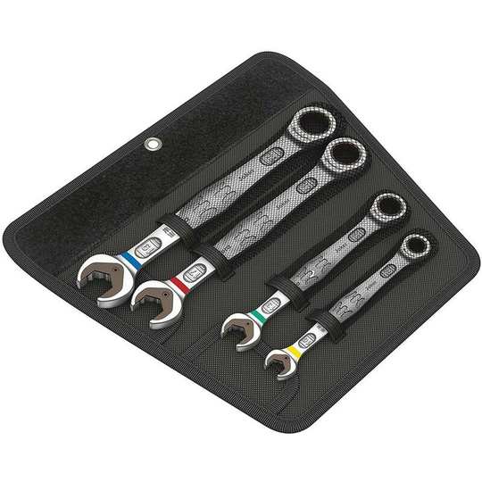 Joker Combination Ratchet Spanner Metric 4 Piece Set 05073290001 - Wera