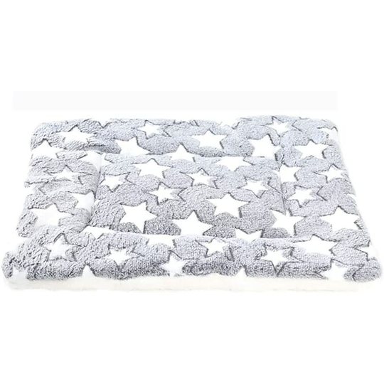 Washable dog and cat mattress cute pattern thickened soft pet blanket suitable for all seasons 45*35cm two packs