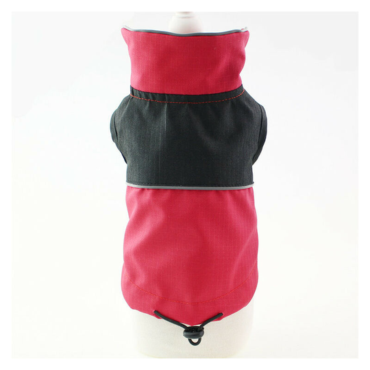 Benobby Kids - red and black stand-up collar small size rash coat) pet rash coat teddy clothes than bear puppy clothing fall and winter outdoor warm