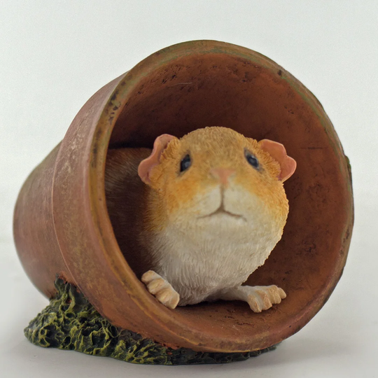 Smooth Haired Guinea Pig Lugenia Figurine