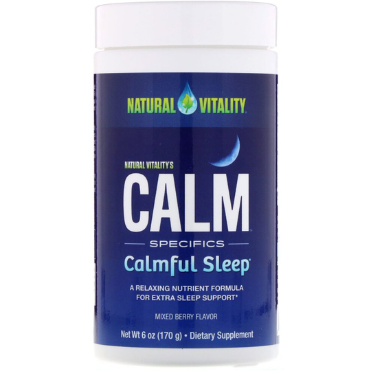 Natural Vitality, Calm, Calmful Sleep, Mixed Berry Flavor, 6 oz (170 g)
