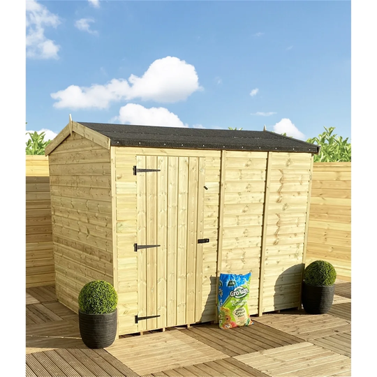 Kenesha 5 ft. W x 4 ft. D Solid Wood Garden Shed