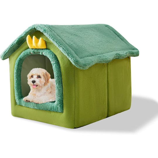 FVO - Cat Cave Bed, Washable Dog Bed, Warm And Comfortable Plush Cat Igloo, Foldable And Comfortable Cat House, Dog Bed With Non-slip Bottom s