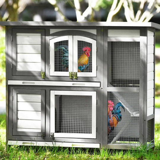 Amherst Weather Resistant Rabbit Hutch with Ramp
