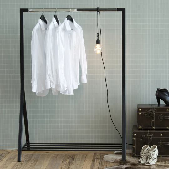 Eurick 117cm Wide Clothes Rack