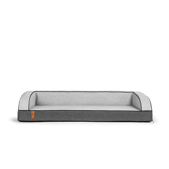 Orthopedic Bolster Cushion in Grey