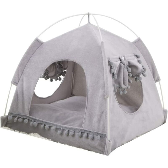 Betterlifegb - Animal tent, pets of pets, tent cushion basket Ultra soft cat with window and bangs, easy assembly, convenient for storage and
