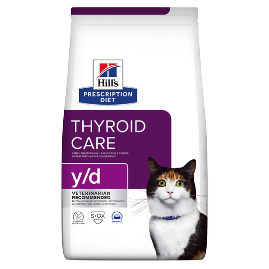 Hill's Prescription Diet Feline Economy Packs - y/d Thyroid Care (2 x 3kg)