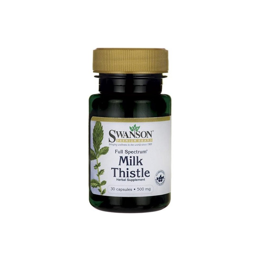 Swanson Full Spectrum Milk Thistle, 500mg - 30 caps