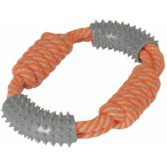Dog Chew Toy (One Size) (Orange/Grey) - Orange/Grey - Regatta
