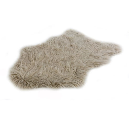 Frost Lux Fur Room Latte Rug