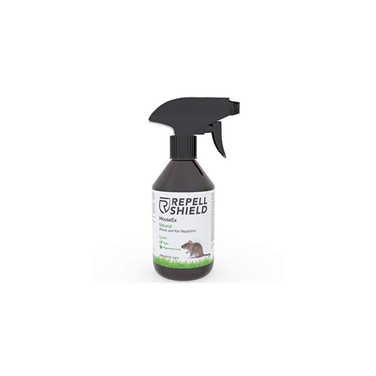 REPELL SHIELD Mouse Repellent Spray - Mouse & Rat Repellent Outdoor and Indoors - Natural Peppermint Oil Spray - Peppermint Oil Rat Repellent Altern