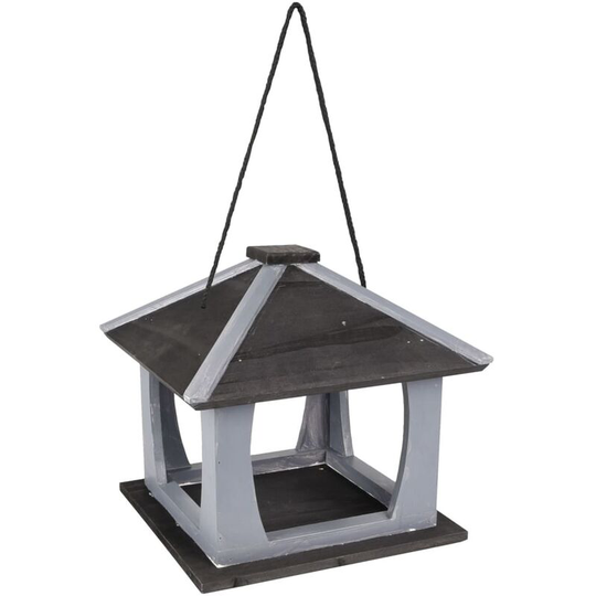 Flamingo - Bird Table Kory Wood Grey and Black Multicolour