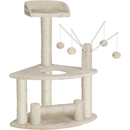 Cat tree scratching post Blouky - cat scratching post, cat tower, scratching post - beige - beige