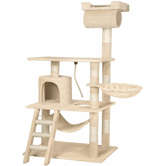 Cat tree scratching post Stokeley - cat scratching post, cat tower, scratching post - beige - beige