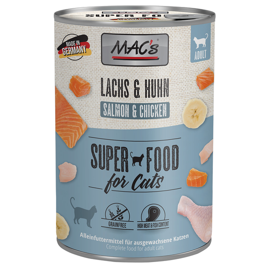 MAC's Cat 6 x 400g - Salmon & Chicken