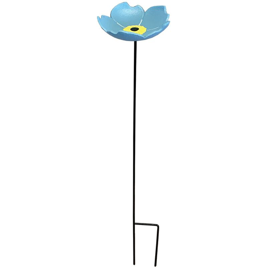 Selections - Cast Iron Wild Bird Forget Me Not Flower Dish Bird Feeder