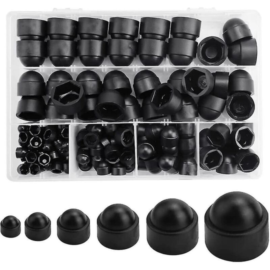 Deckon - 145 Pcs Plastic Dome Bolt Nut Protection Caps