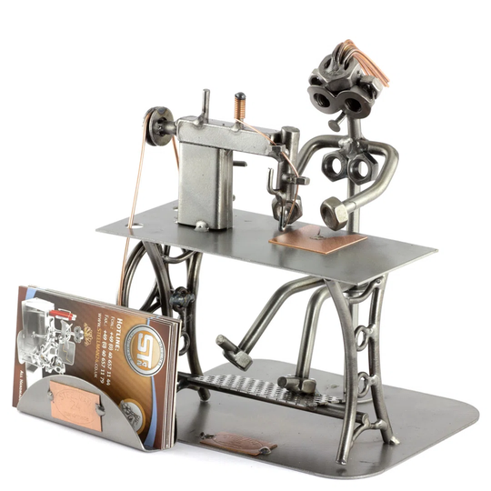 Dressmaker Screw Man Place Card Holder