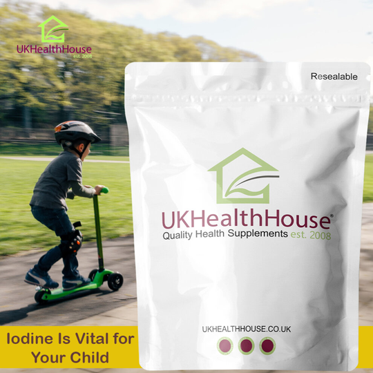 Iodine 150mcg 360 Tablets - Thyroid Health Slimming Pills Hair Vegan