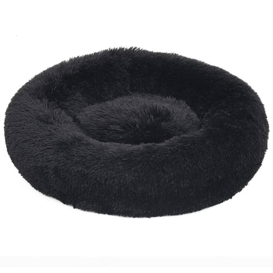 Washable Dog & Cat Cushion Black 50x50x12 cm Plush Vidaxl Black