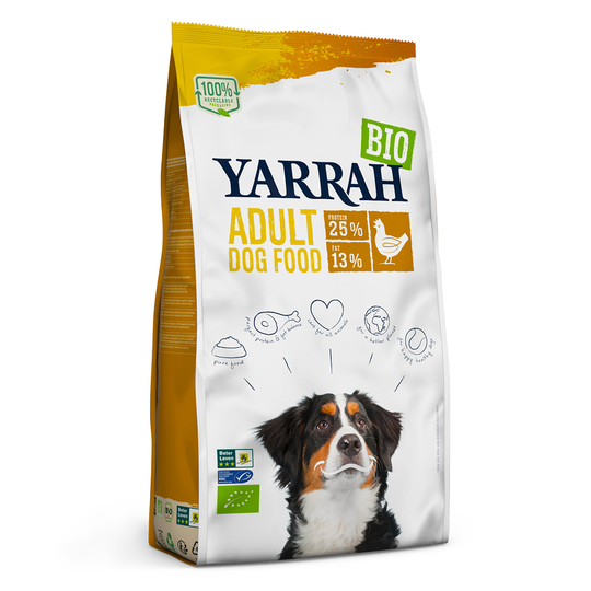 Yarrah Organic Adult with Organic Chicken - Economy Pack: 2 x 15kg