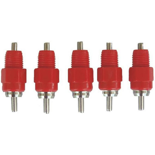 Perle Rare - 5 Pack Chicken Feeder Water Nipples Poultry Supplies Chicken Screw Style