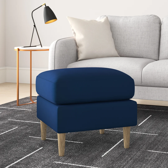 50Cm Square Footstool Ottoman