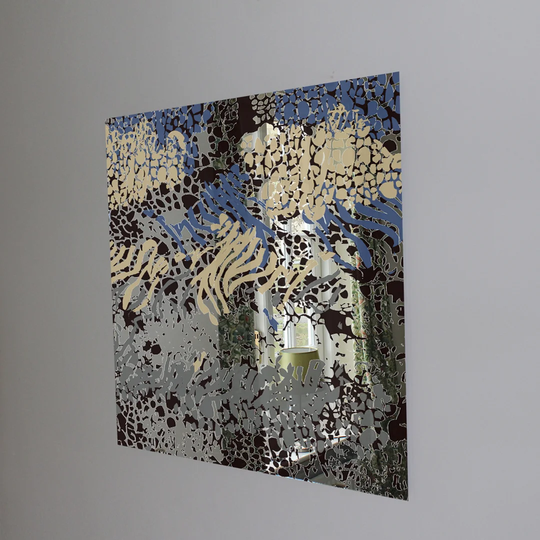 Mixed Animal Print Designer Mirror Art Print
