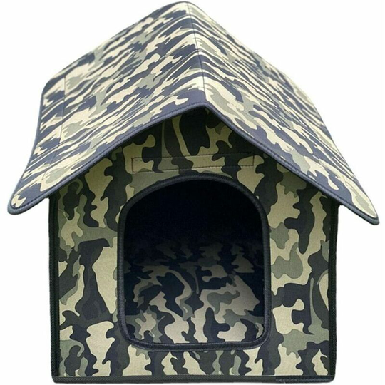 Outdoor Pet Tent, Waterproof Composite eva Cat Shelter, Deformation-Free Cat Villa Condo, Foldable Dog Cat Cage, Cat Houses -g