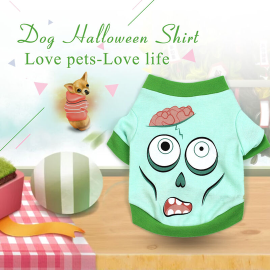 Dog Halloween Shirt Pet t Shirt Dog Pet Clothes Pet Halloween Clothes Halloween Costume Dog Shirts (xl )