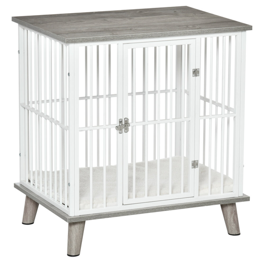 PawHut Furniture Style Dog Cage House,w/ Soft Cushion, for Small Dogs