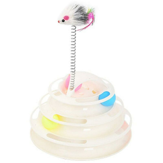 Pet Toy Four-Layer Track Cat Turntable Pet Toy Play Plate Pet Supplies